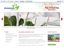 Tablet Screenshot of amazoneplants.nl